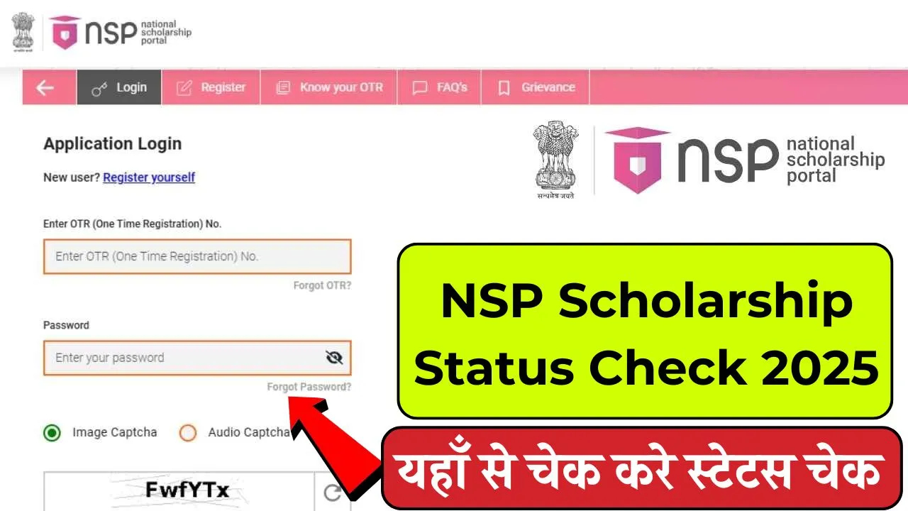 NSP Scholarship Status Check 2025